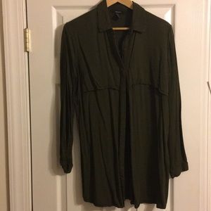 Olive Green Blouse